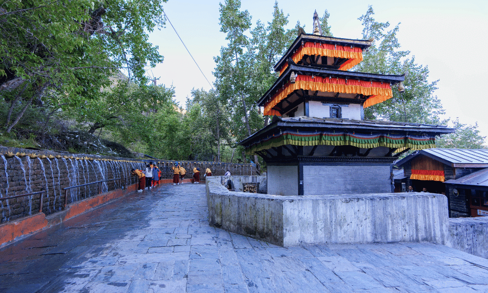 Muktinath Temple with 108 Muktidhara